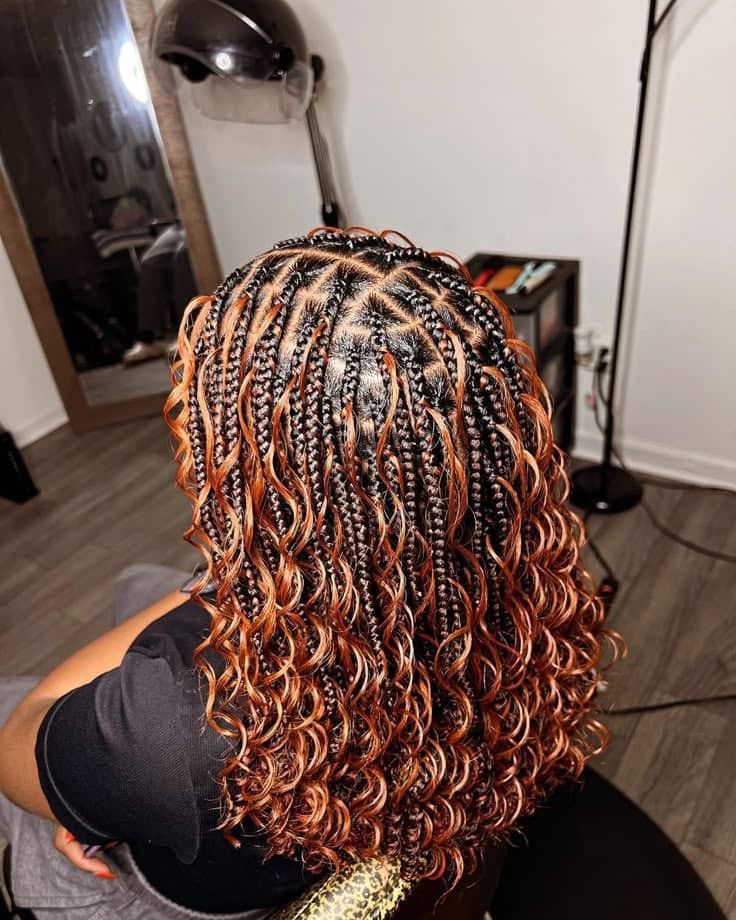 Boho  Braids (Medium: Bob/Shoulder length)