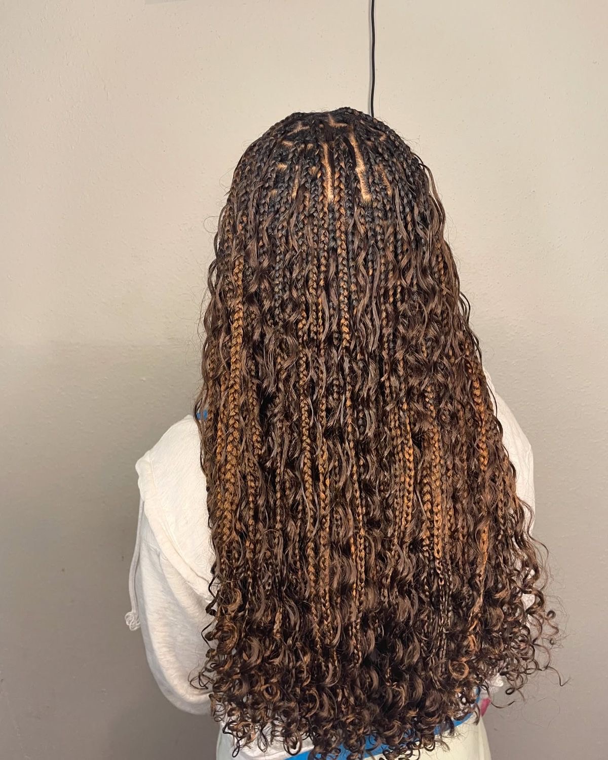 Boho braids (Small: Mid-back length)