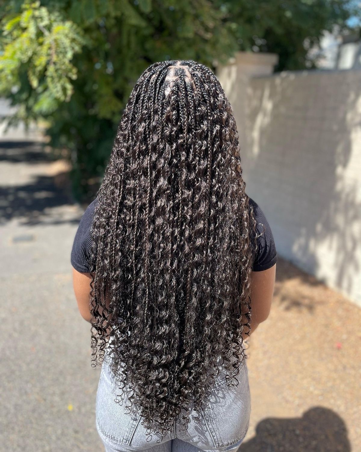 Boho Braids ( Large: Bum Length)