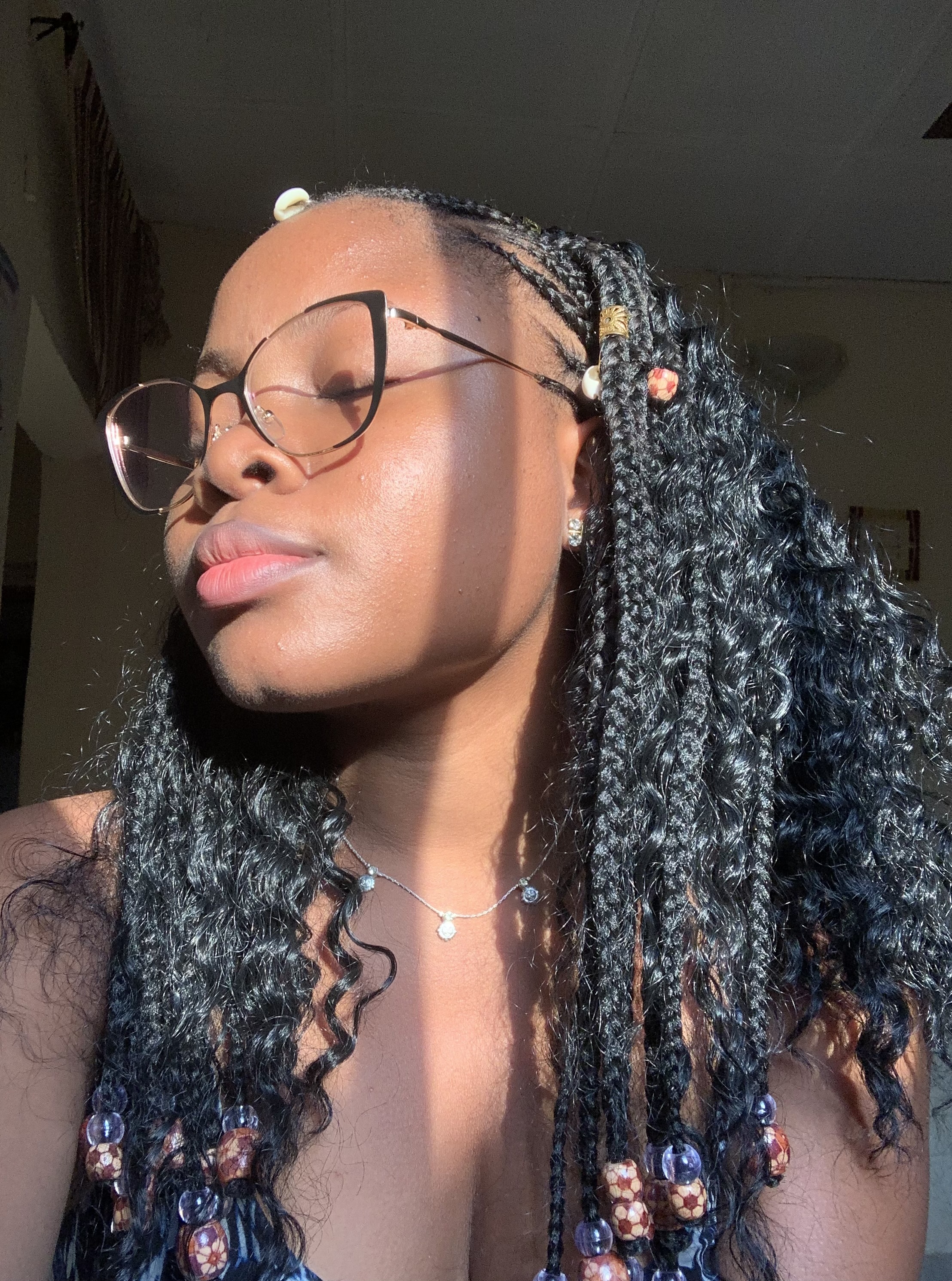 Fulani half weave half sew-in (Small Size)