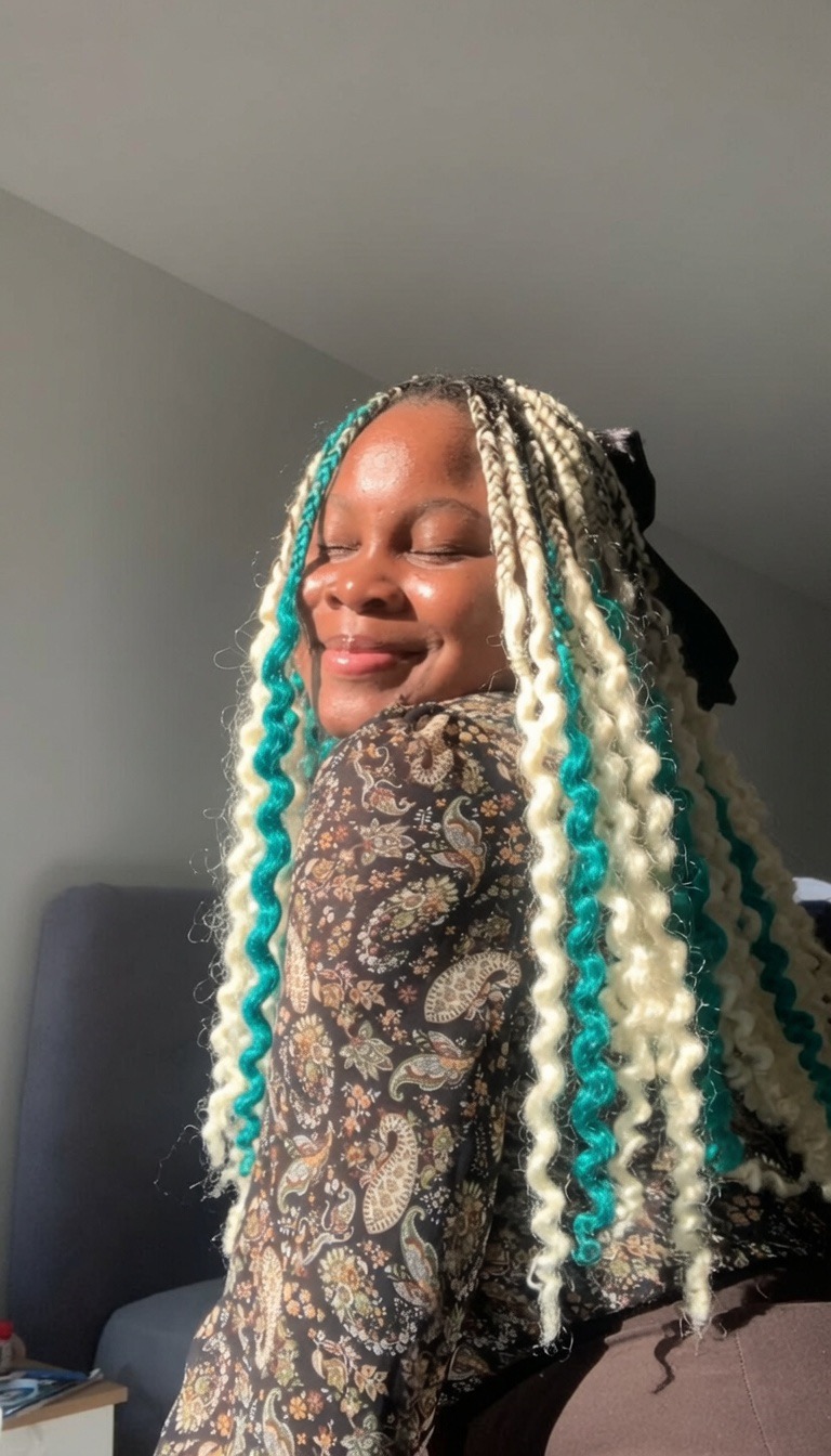Mermaid braids (Small:Waist length)