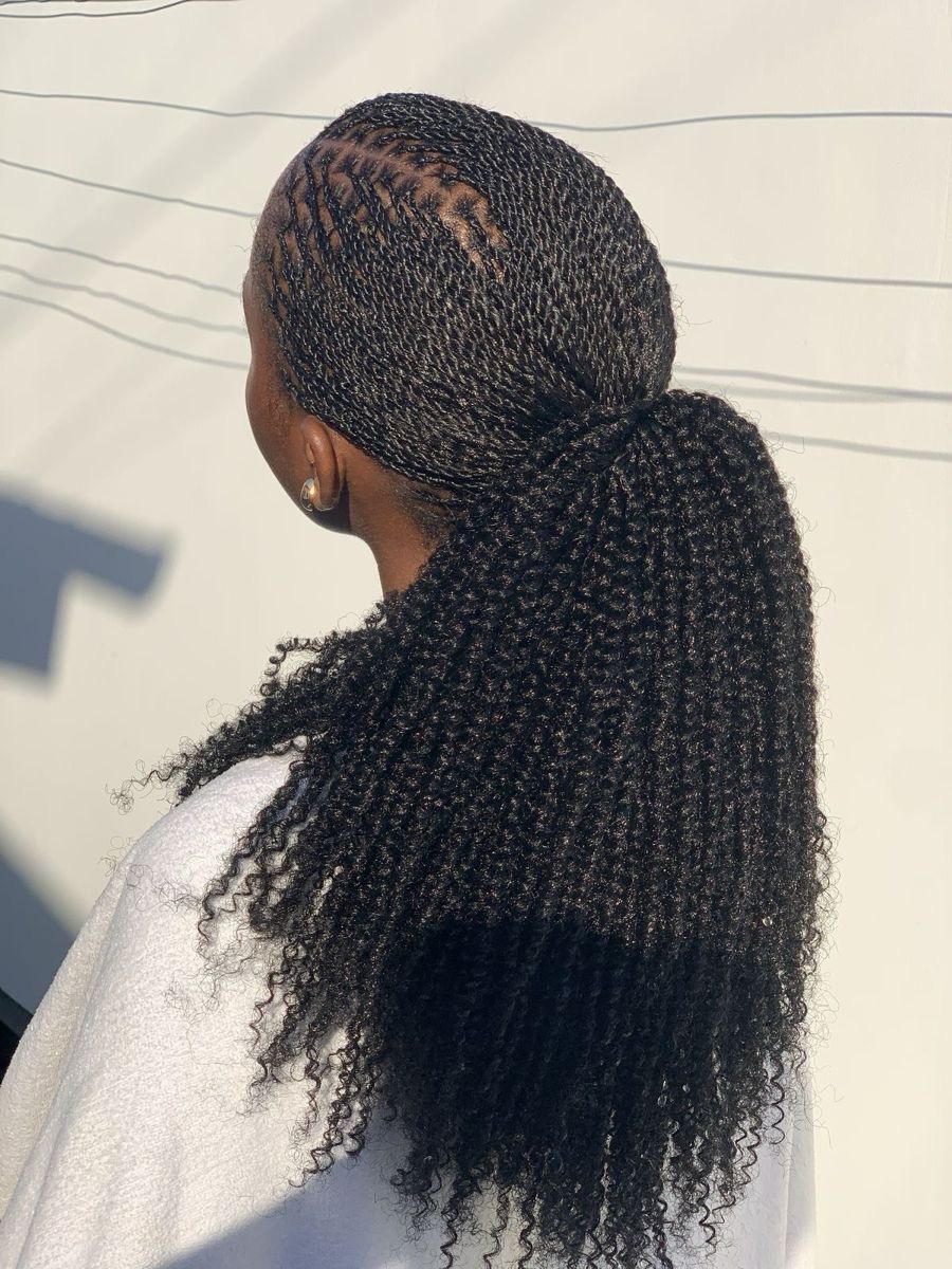 Human hair micro twists (22-26 inches)