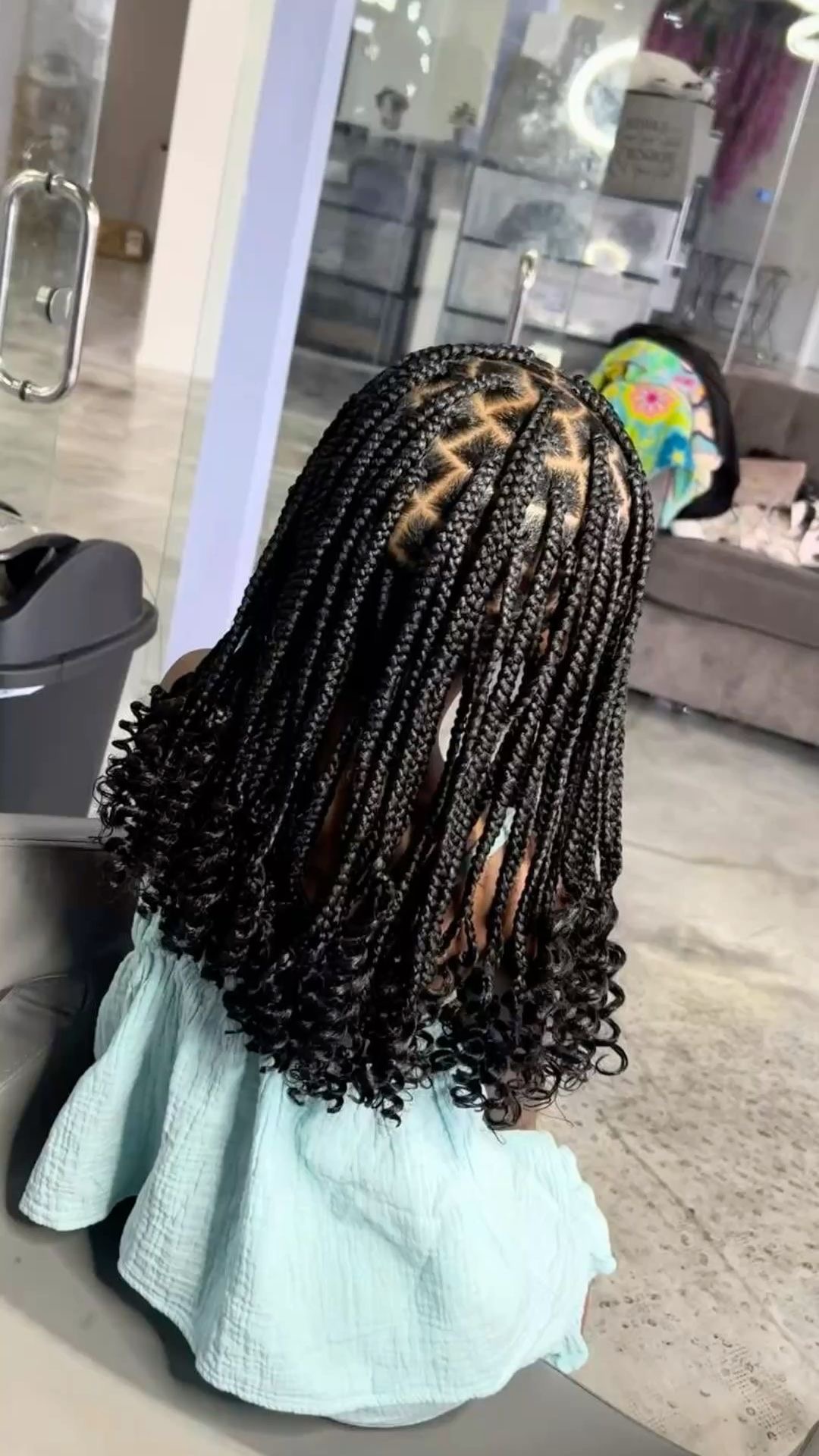 Knotless braids Kids (7-10)